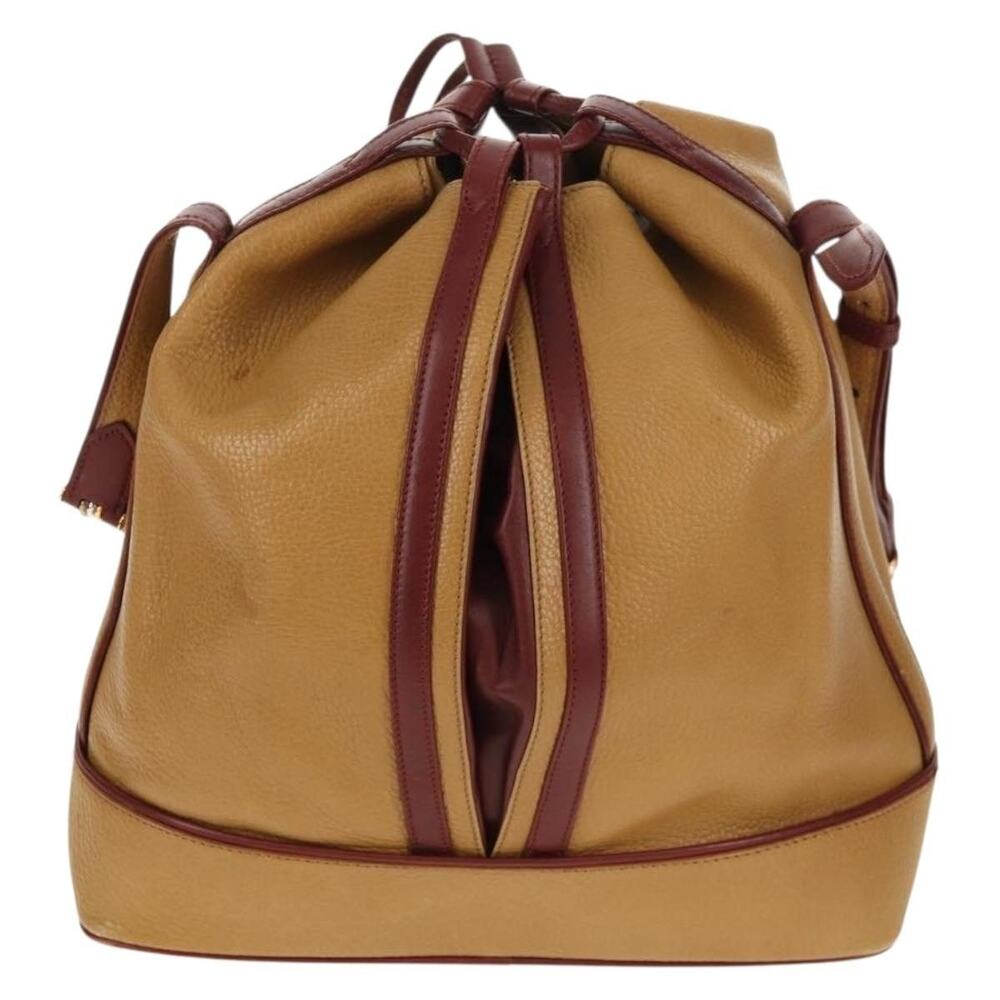 Cartier Leather Must de Cartier Shoulder Bag Beige